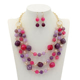 Exaggerated Resin Multilayer Collarbone Necklace – Jewelry Gift Ideas — 2