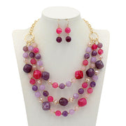 Exaggerated Resin Multilayer Collarbone Necklace – Jewelry Gift Ideas — 2