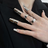 Niche Design Premium Metal Nail Set Ring – Beauty Gifts — 5