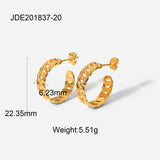 Gold Titanium Steel Chain Ear Ring Ladies – Surprise Gifts — 4