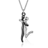 18K Love Hug Necklace Couple Anniversary – Gifts for Couples — 6