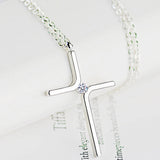 Cross Pendant New Simple Necklace Titanium Steel – Jewelry Gift Ideas — 6