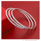 Women's Three Circles Gypsophila Solid Sterling – Jewelry Gift Ideas — 2