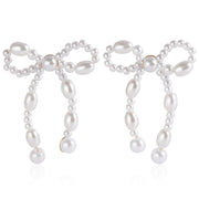 Vintage Plastic Pearl Bow Floral Hand-woven – Holiday Gift Ideas — 18