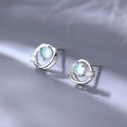 Women's Sweet Single Diamond Cat Ear Studs – Gifts for Her — 7