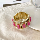 Fashion Alloy Gold-plated Candy Resin Jewelry – Stylish Gifts — 9