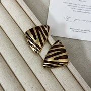 Vintage Triangle Oil Drop Silver Needle Zebra – Meaningful Gifts — 6