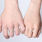 Sun Moon Stars Couple Ring 925 Silver Literary – Gifts for Couples — 6