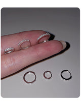 999 Sterling Silver Ear Clip Gang Drill Zircon – Small Gift Ideas — 3