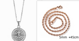 Stainless Steel Compass Circular Necklace – Jewelry Gift Ideas — 14