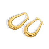 Moon Curved Earrings Girls' Simple Temperament – Thoughtful Gifts — 4