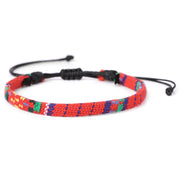 Iridescent Boho Bracelet Original Handmade Cotton – Jewelry Gift Ideas — 5
