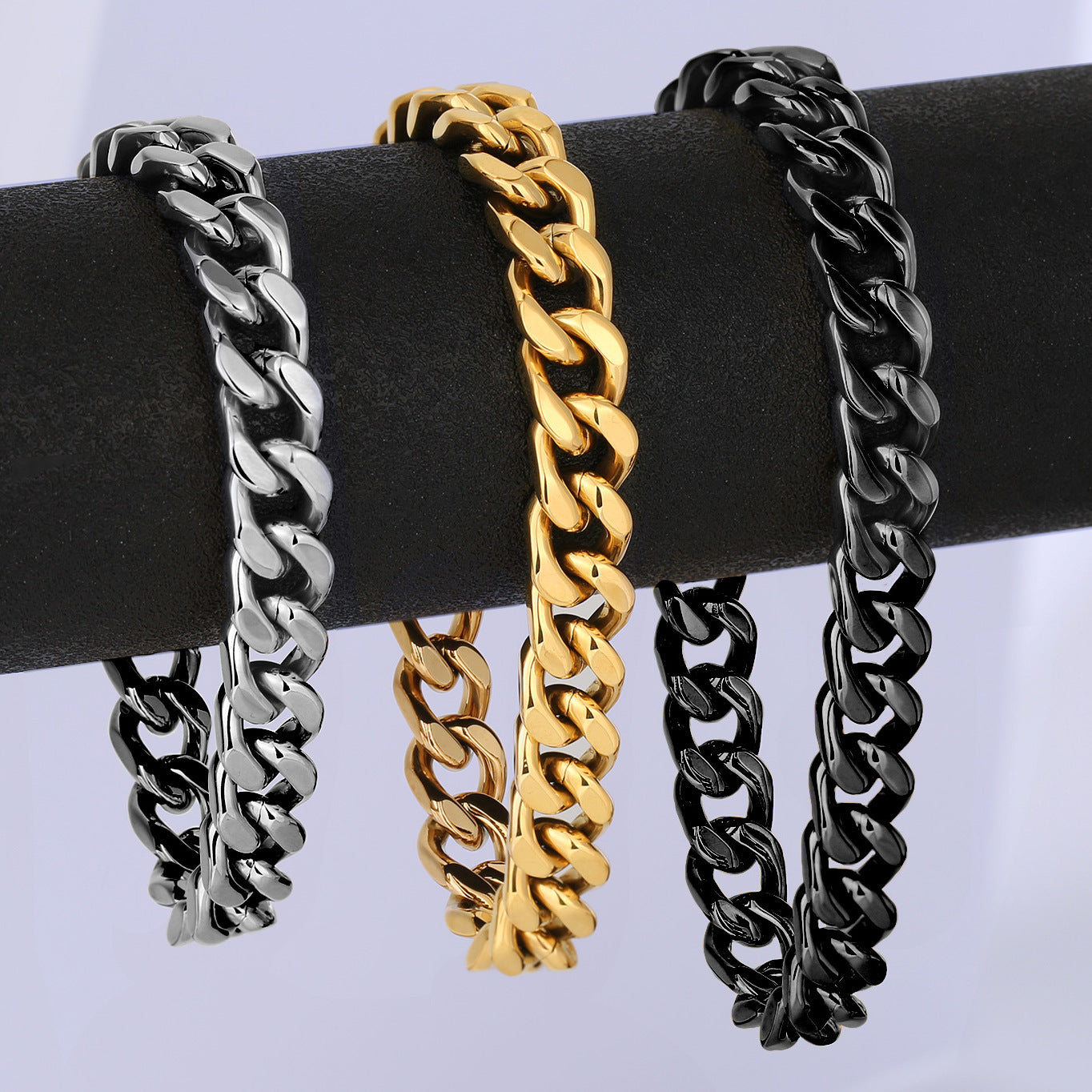 Simple Four-sided Grinding Men's Hip Hop Titanium – Jewelry Gift Ideas — 1