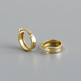 Women's Fashion Simple Wide Flat Bottom Round Earrings – Stylish Gifts — 7