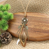 Round Dream Catcher Vintage Feather Tassel – Jewelry Gift Ideas — 2