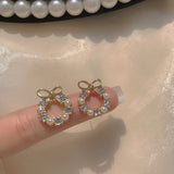 Silver Post Vintage French Pearl Earrings – Stylish Gifts — 3