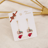 Creative Bells Rhinestone Painting Oil Christmas Stud – Creative Gifts — 1