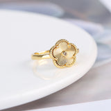 Gold Flower Bracelet Ring Earrings Women's – Jewelry Gift Ideas — 14