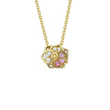 Cartoon Piglet Pendant Flower Necklace – Jewelry Gift Ideas — 4