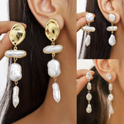 Exaggerated Irregular Baroque Pearl Earrings – Stylish Gifts — 1