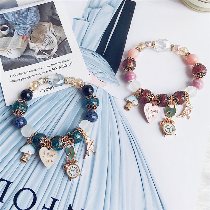 Bohemian Crystal Girl Jewelry Letter Pendant – Jewelry Gift Ideas — 1