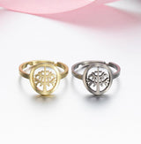 Adjustable Star Moon Stainless Steel Geometric Vintage – Stylish Gifts — 7
