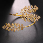 Leaf Opening Bracelet Fashionable Full Diamond – Jewelry Gift Ideas — 3
