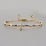 Ethnic Style Diamond Cross Zircon Bracelet – Stylish Gifts — 2
