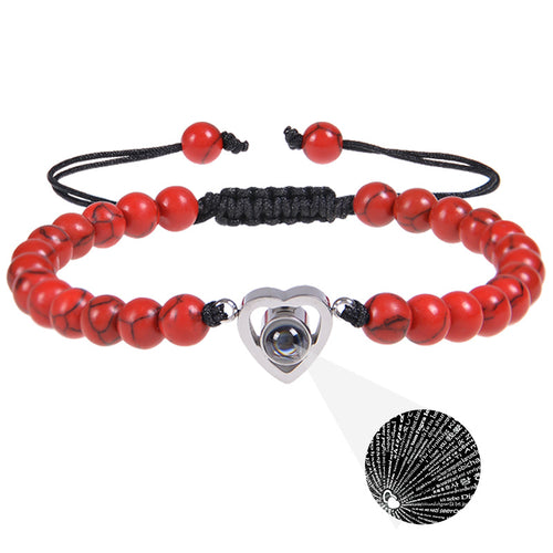 Beaded Woven Bracelet Heart-shaped – Jewelry Gift Ideas — 2