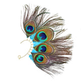 Peacock Feather Ear Hanging European And American – Thoughtful Gifts — 8
