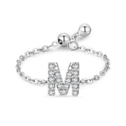 Letter Chain Ring Female Fashion Niche Design Love – Stylish Gifts — 18