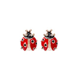 Japanese And Korean Retro Cute Fashion LADYBIRD Stud – Stylish Gifts — 15