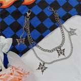 Lightning Butterfly Double Pants Chain Pendant – Jewelry Gift Ideas — 2