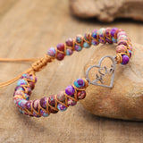 Hand Braided Double Emperor Turquoise Bracelet – Jewelry Gift Ideas — 4