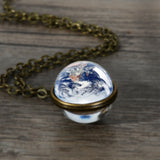 Cosmic Galaxy Nebula Double-sided Spherical Time – Jewelry Gift Ideas — 2