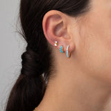 Ins Style Color Zircon All-match Earrings Symmetrical – Stylish Gifts — 7