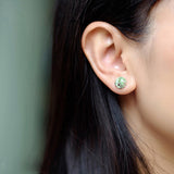 Women's Half Hollow Pattern Stud Earrings – Gifts for Her — 4