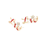 Women's Fashion Alloy Inlaid Imitation Pearl Alphabet – Stylish Gifts — 2
