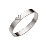 V-shaped Wide Couple Bracelet Female Gold Buckle – Jewelry Gift Ideas — 10
