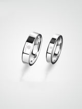 Four-leaved Grass Ring Tungsten Gold Couple – Gifts for Couples — 4