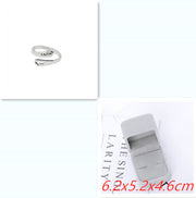 Fashionable English Letter Hollow Belief Ring – Special Occasion Gifts — 7