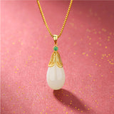 Simple Temperament Sterling Silver Inlay Necklace – Jewelry Gift Ideas — 2