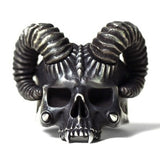 Satan Horn Devil Ring Skull Gothic Style – Stylish Gifts — 7