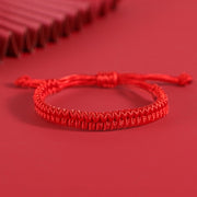 Male And Female Red Rope Couple Beads Threading DIY – Creative Gifts — 2