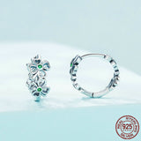 Women's Silver Lucky Clover Earrings – Gifts for Her — 4