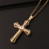 Niche Cross Real Gold Electroplated Copper Micro – Jewelry Gift Ideas — 2