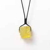 East China Sea Natural Crystal Square Pendant – Jewelry Gift Ideas — 4