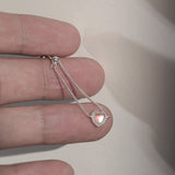 Bright Gradient Love Moonstone Pull-On Bare Chain – Gifts for Couples — 5