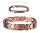 Pure Copper Bracelet Retro Bottom Full Magnetic – Jewelry Gift Ideas — 4
