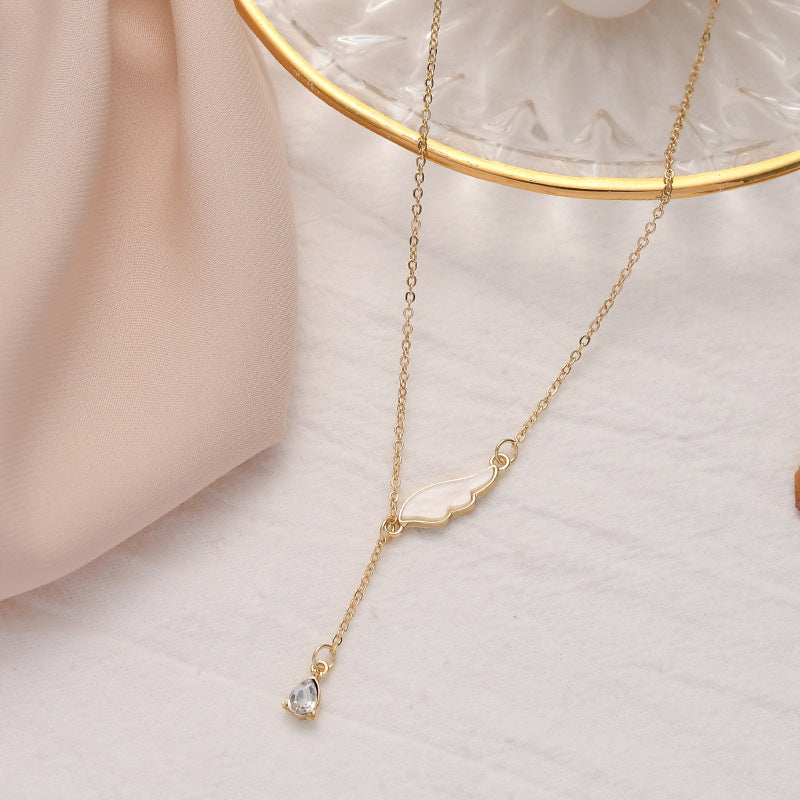 Temperament Simple Angel Wings Necklace Female – Jewelry Gift Ideas — 1